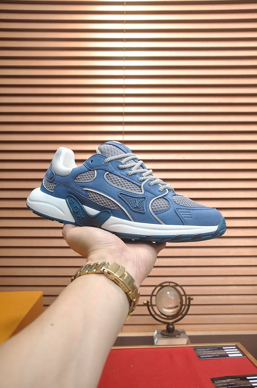 Men's men's shoes 💰640💶[LOUIS VUITTON] (couples 💑 style) new original order 🍀LV Louis Vuitton * - top version of LV classic trendy shoes! Made of imported original fabrics, mesh lining, and original wear-resistant rubber foam outsole! High quality products! Size (Female 35-39) (Male 39-44)